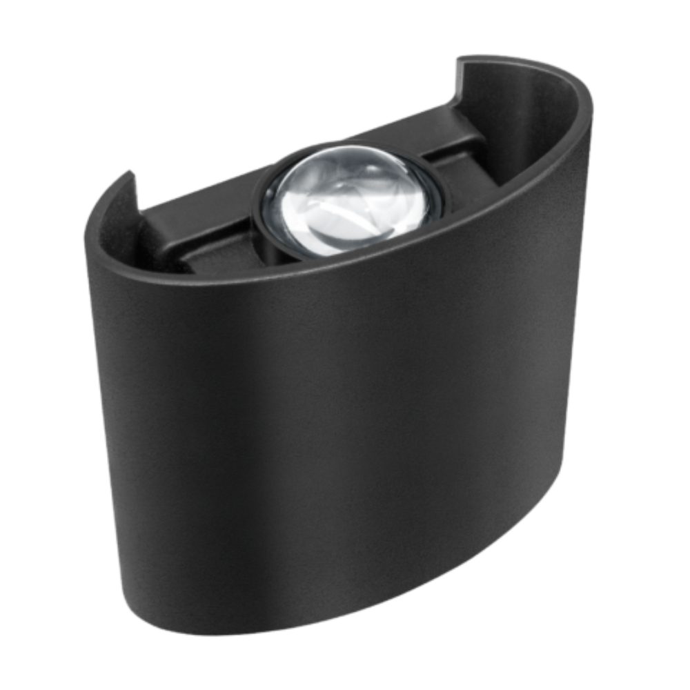 Arandela Led Lentille Singulier Preta 2W