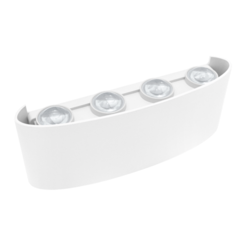 Arandela Led Lentille Quatre Branca 8W