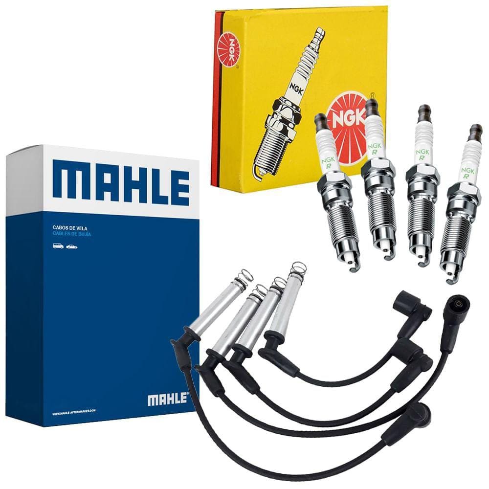 Kit Cabo Mahle + Vela NGK Chevrolet Corsa 94 a 98 Gasolina