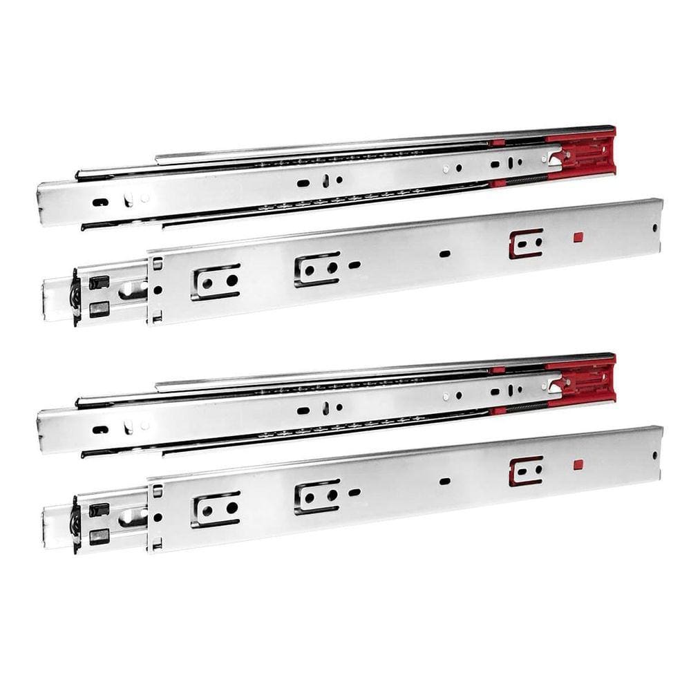 Corrediça Gaveta Telescópica Amortecedor 350MM - Tradestar