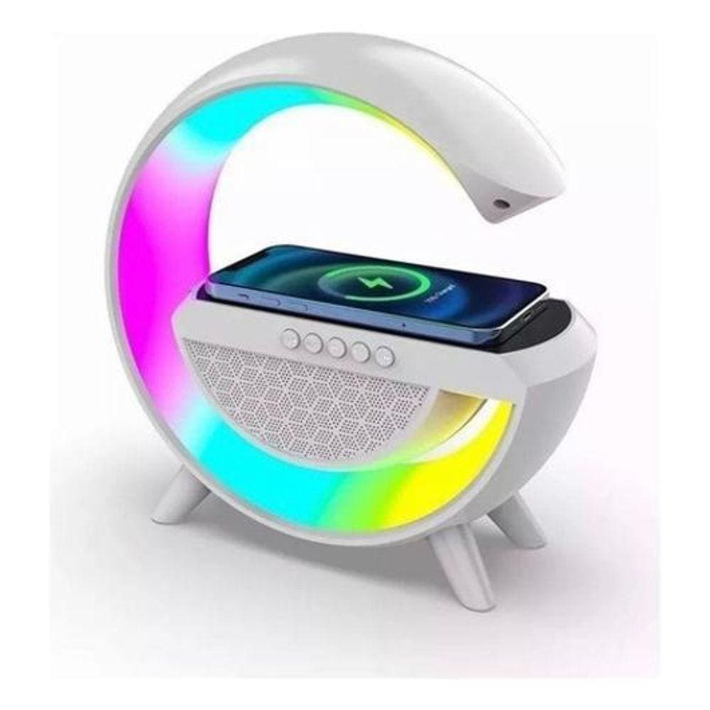 Luminária G Speaker Carregamento Rápido Bluetooth Rgb