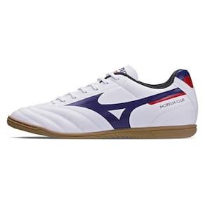 Chuteira Futsal Mizuno Indoor Morelia Club In Branca Salão