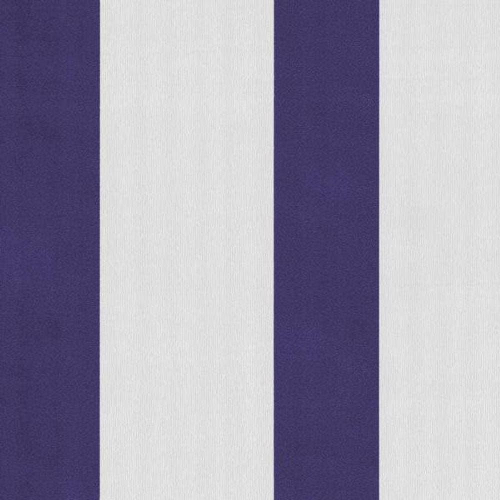 Papel De Parede K&G Listrado Roxo Branco Emborrachado