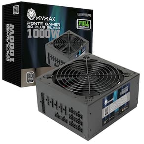 Fonte ATX 1000W Modular 80 Plus Silver PFC Ativo - MYMAX