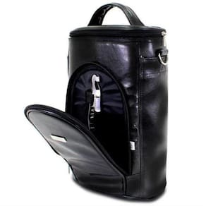 Bolsa Para Vinho Térmica - Wine Deluxe Preto Para 2 Garrafas