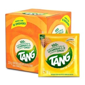 Refresco em Pó Tang Abacaxi 18g Display com 18 Unidades