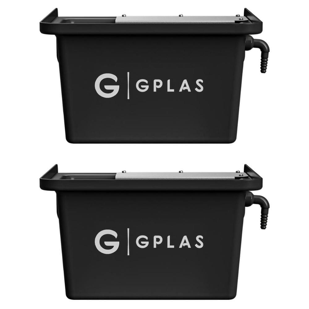 Kit 2 Bebedouros para Animais 25L Preto Gplas