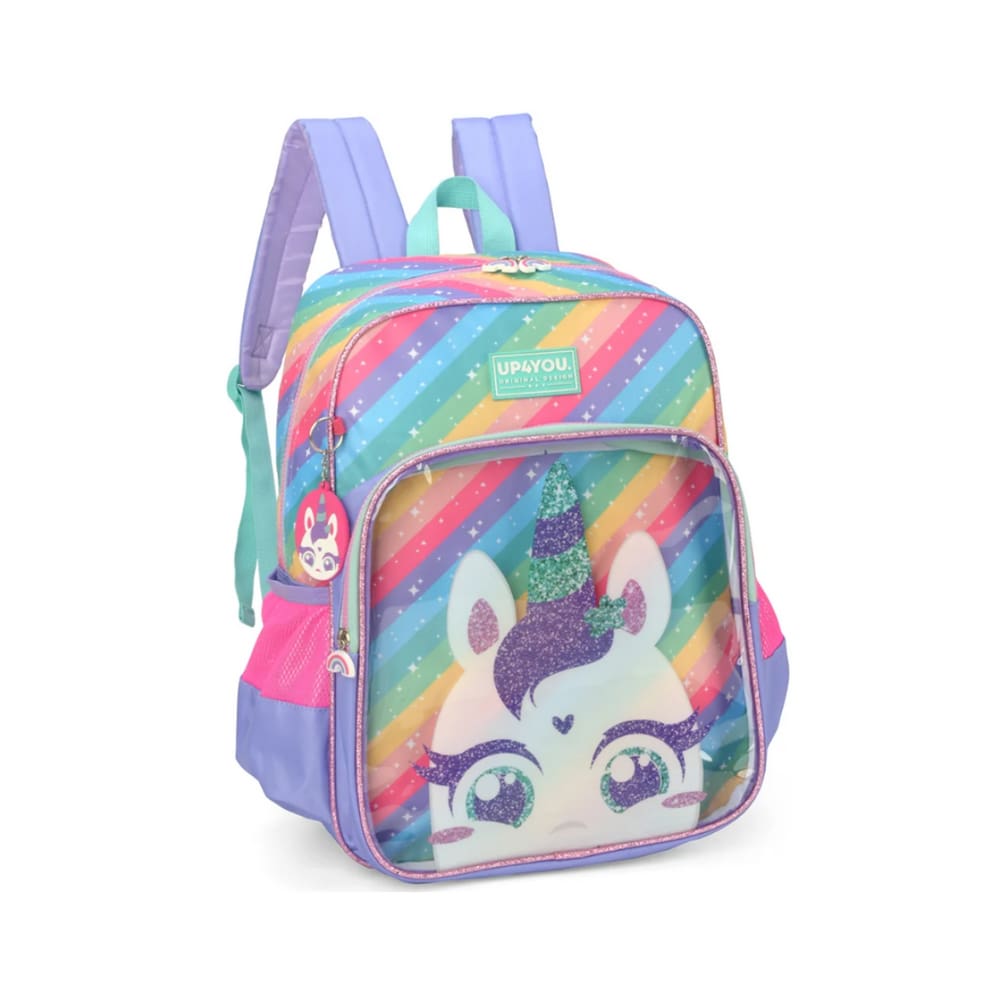 Mochila de Costas Luxcel Unicórnio Colorido