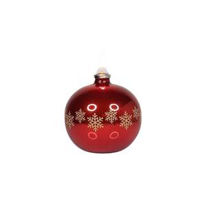 Lamparina Natal Vermelha Avulsa - Velas Bistrot