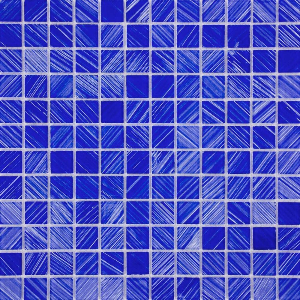 Pastilhas de Vidro Cristal Arte Água Azul