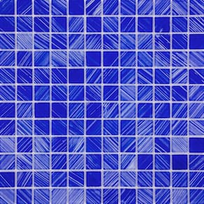 Pastilhas de Vidro Cristal Arte Água Azul