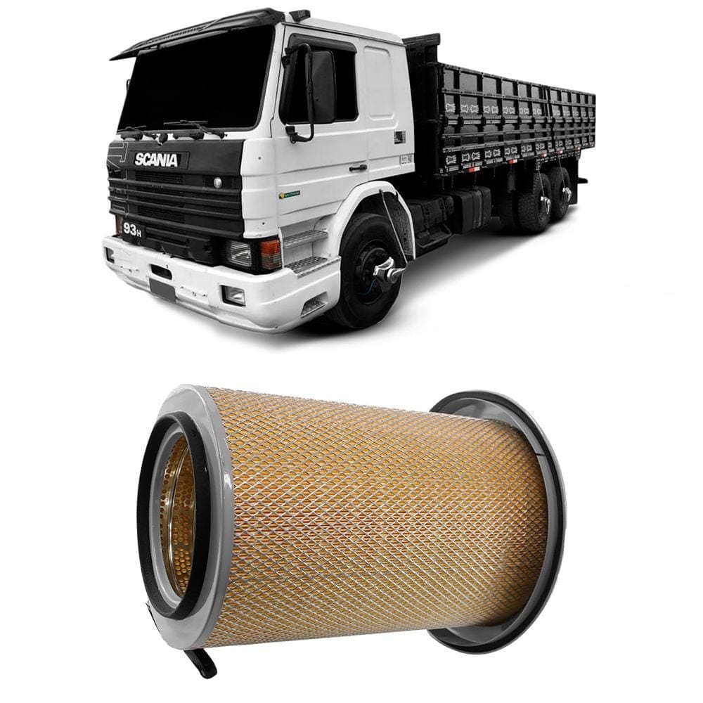 Filtro Ar Scania P93 R112 R113 R143 T112 T113 T143 Mahle