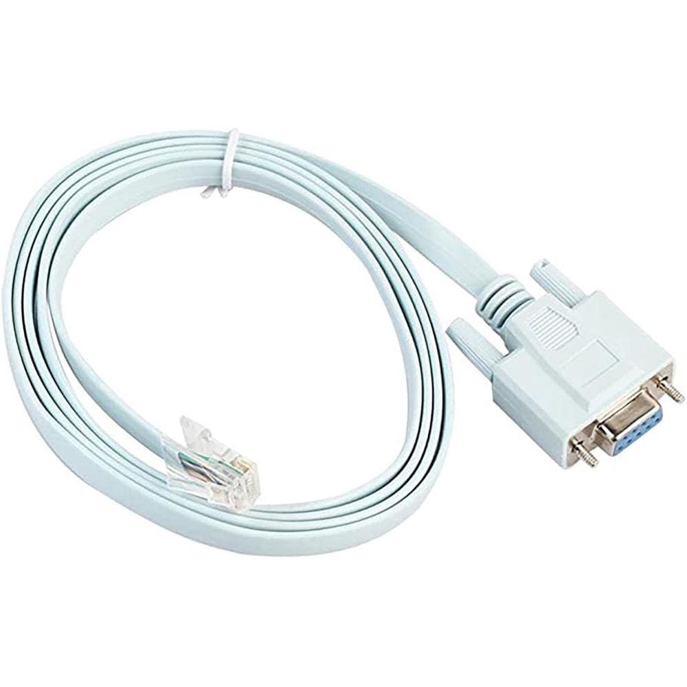 Cabo Adaptador Rs232 Db9 9 Pinos Para Rj45 1,50 Metros