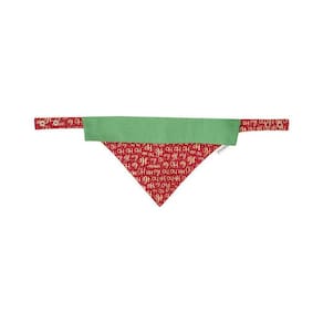 Bandana de Natal para Cães - Vermelha Dupla Face