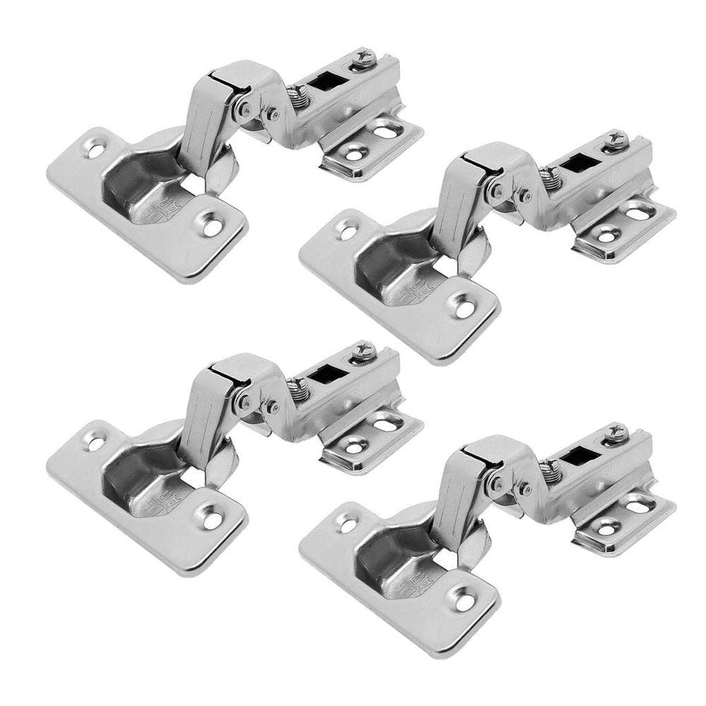 Dobradiça Clip On Soft Close 35mm - Aço Niquelado, Amortecedor Suave, Abertura 105