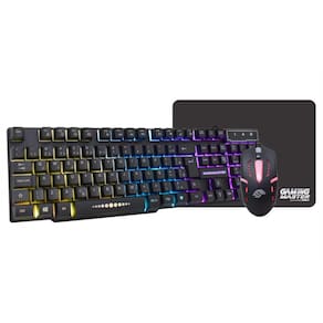 Kit Teclado Gamer K-Mex KM52 + Mouse MOA8 + Pad FX-X2218