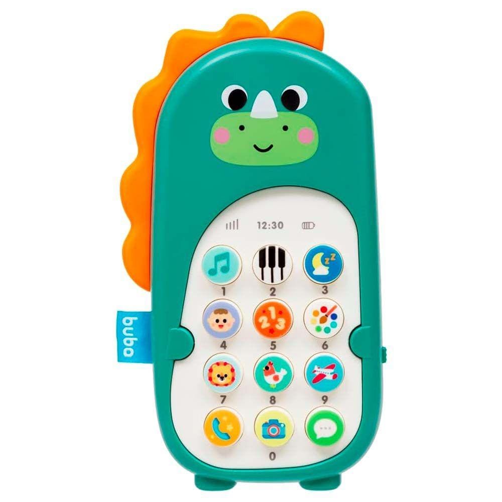 Brinquedo Educativo Infantil Celular Bilíngue Sons Musicas Livre de Ftalatos Buba