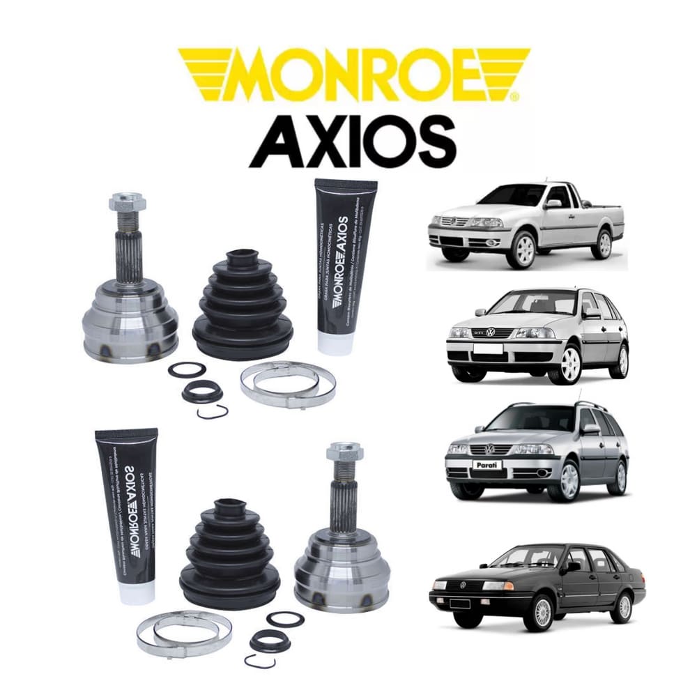 Junta Homocinetica Fixa Axios Dianteira Esq+Dir Lado Roda 30X22 Saveiro 2.0 8V 1996 A 2008