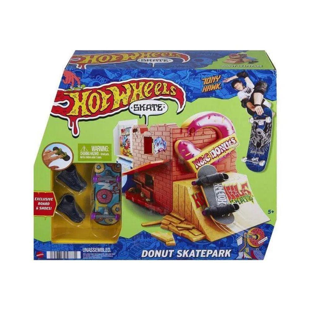 Hot Wheels Skate Skateboard Donut Skatepark - Hgt91 Mattel