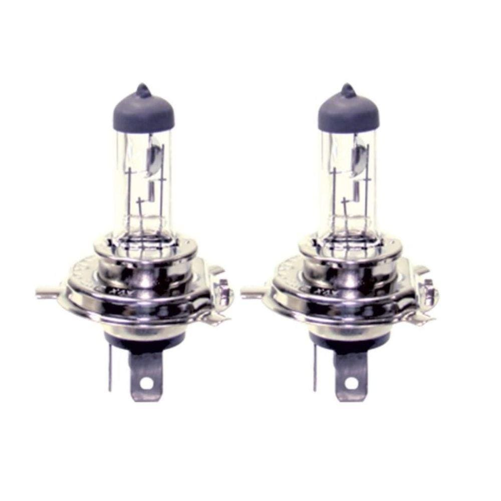 2X Lampada Automotiva Halogena H4 55W 8500K Hid Alto/Baixo