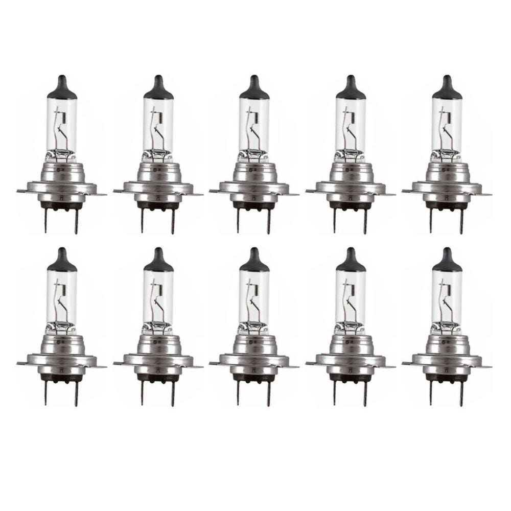 10X Lampada Automotiva Halogena H7 55W 8500K Hid Farol Baixo