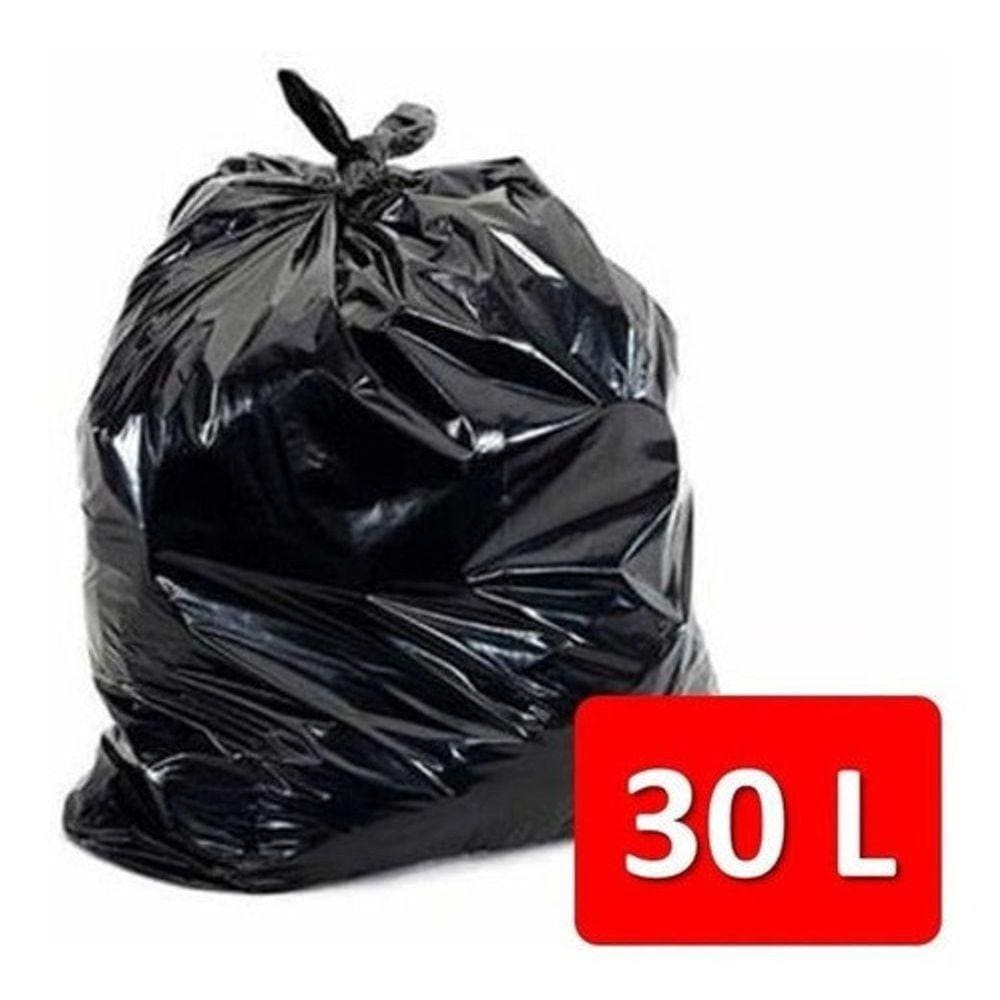 Saco De Lixo 30 Litros Resistente 100 Unid