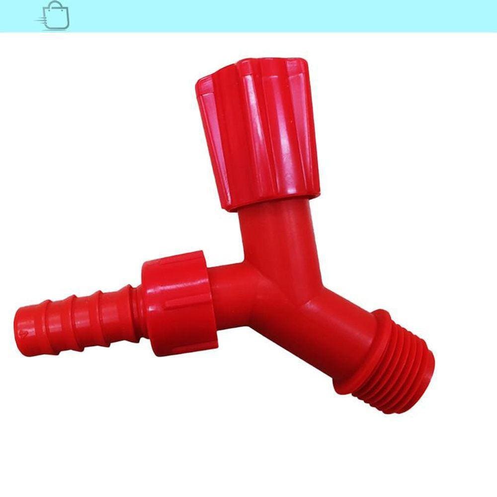 Torneira Para Tanque E Jardim Bico 3/4 Cor:Vermelho