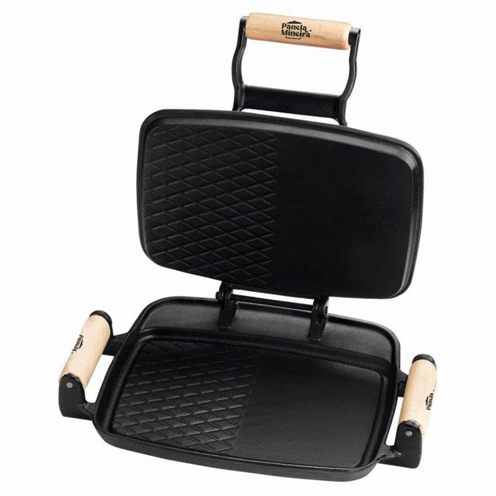 Tostadeira Grill Real com Alça de Madeira Fumil