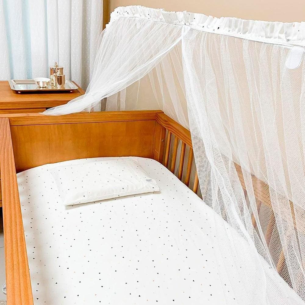 Mosquiteiro Casal 1,75 x 7,00 m - Filó Poliamida - Branco