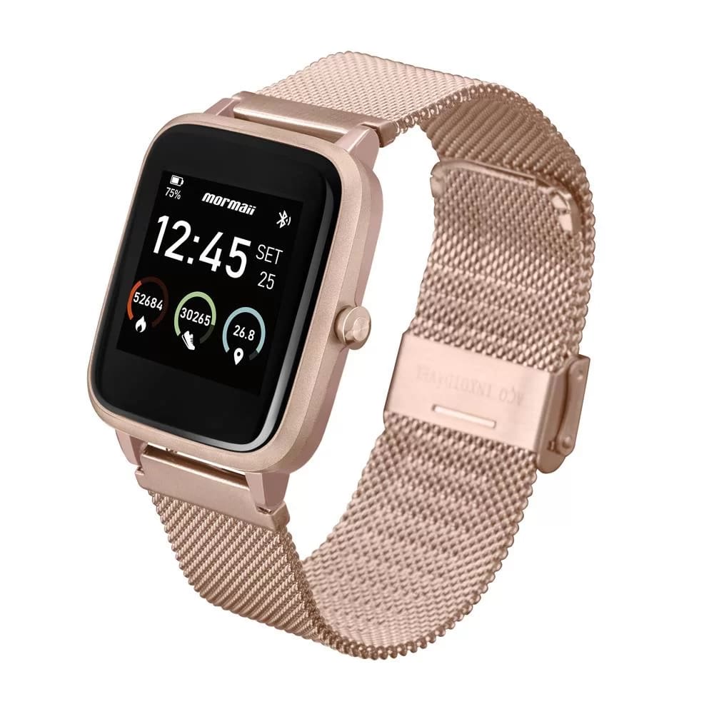 RELÓGogio SMARTWATCH MORMAII LIFE GPS FULL DISPLAY MOLIFEGAG/7J
