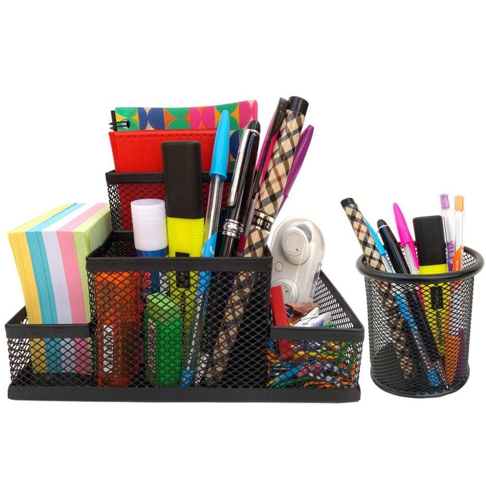 Kit Organizador para Mesa Escritório e Porta Caneta