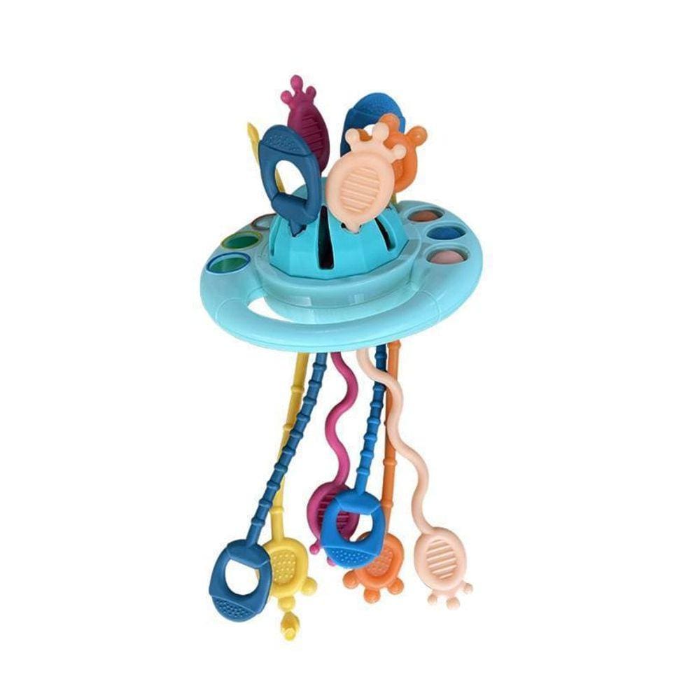 Brinquedo Finger Toys Para Bebês Azul - Shiny Toys
