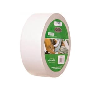 Fita Tecido Adesiva Multiuso Silver Tape Branca 48Mm X 50 Mt