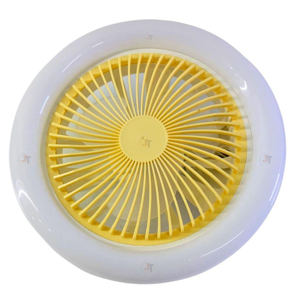 Lâmpada Led Ventilador Teto 36W Forte Controle Remoto E27