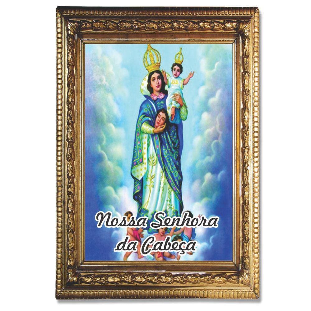 Santinho Nossa Senhora Da Cabeça 100 un. c/ oração no verso