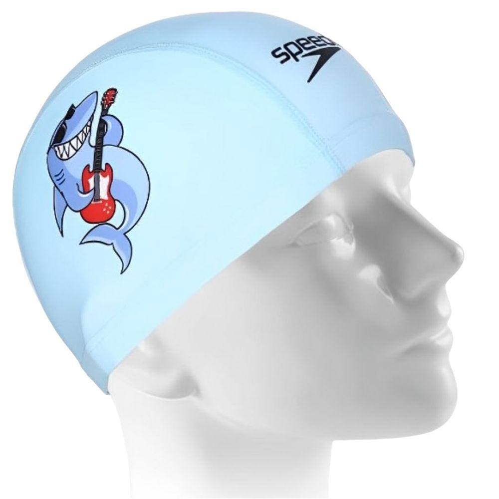 Touca Natacao Fun Tubarao 528889-792 - Azul Claro/Azul U