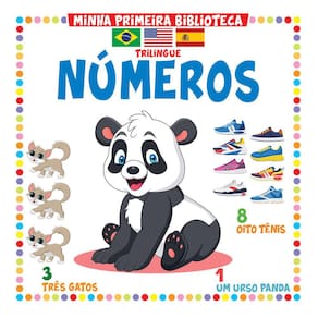 Coleção Minha Primeira Biblioteca Trilíngue - Números