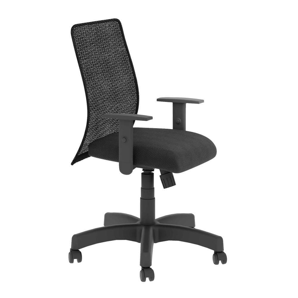 Cadeira Inclinável Para Escritório Singapura Diretor Preta