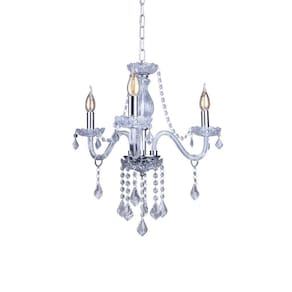 Lustre Pendente Startec France 3 Cristal Transparente E14 Bi