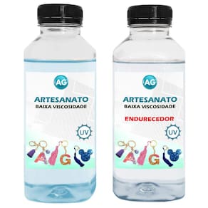 Resina Epoxi Para Artesanato De Baixa Viscosidade Ag 500G