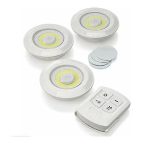 Lâmpada Led Spot Luminária Sem Fio Liba Controle Remoto