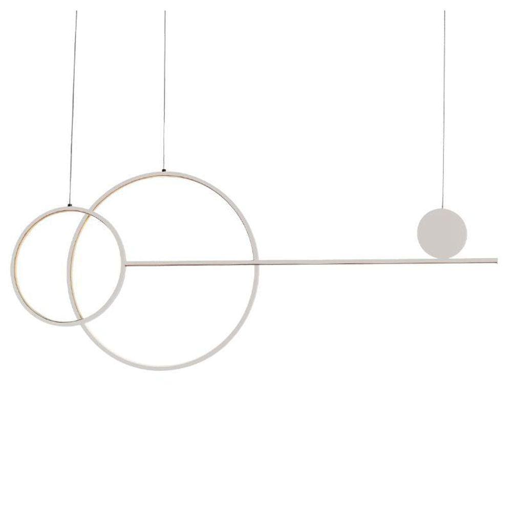 Lustre Pendente Quality Mallen LED 36W - Branco