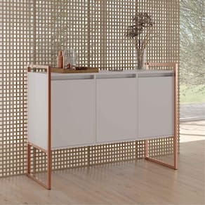Armario Industrial 3 Portas Balso Branco Cobre
