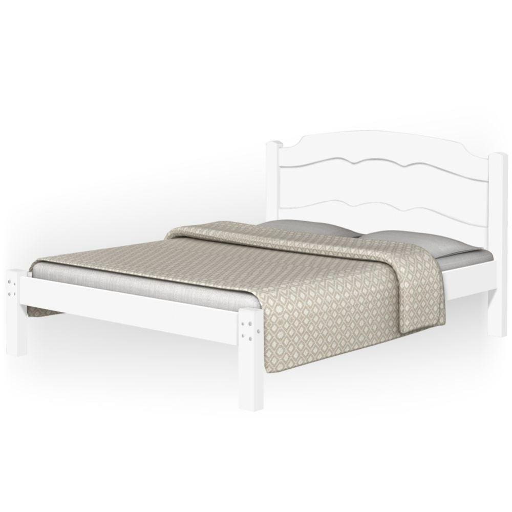Cama Casal Maciel Branco