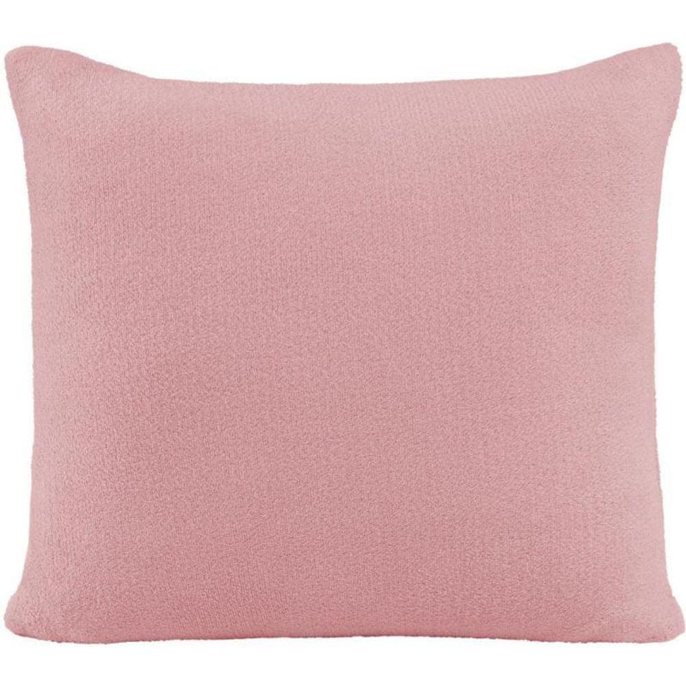 Capa De Almofada Veneza Fleece Rosê