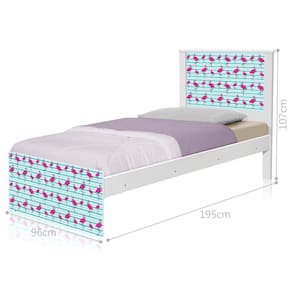 Cama Juvenil Flamingo com Colchão