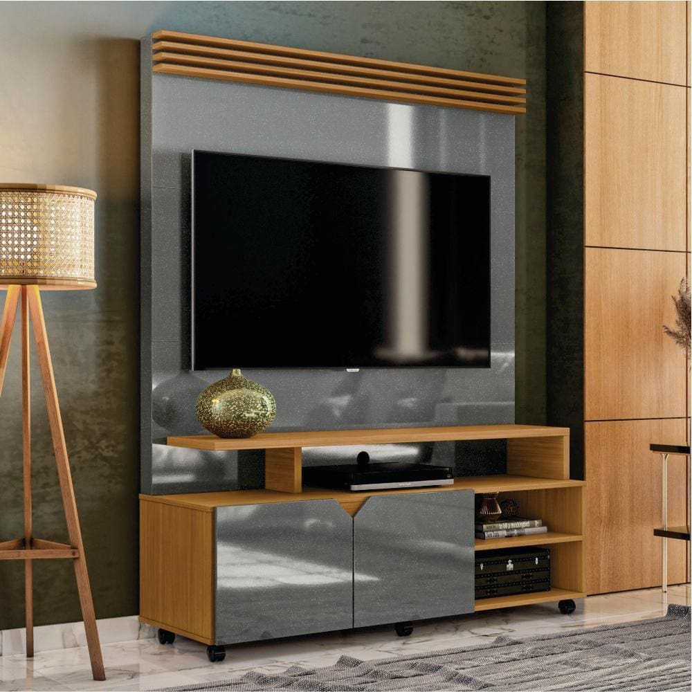 Home para Tv Balneário Cinza Perolizado Tauari
