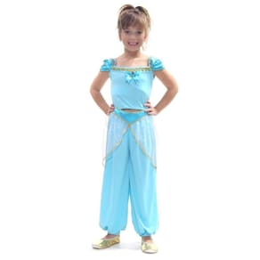 Fantasia Princesa Jasmine Vestido Carnaval Odalisca Árabe
