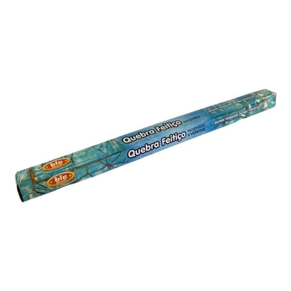 Incenso Indiano Bic Quebra Feitiço Caixa Com 8 Varetas