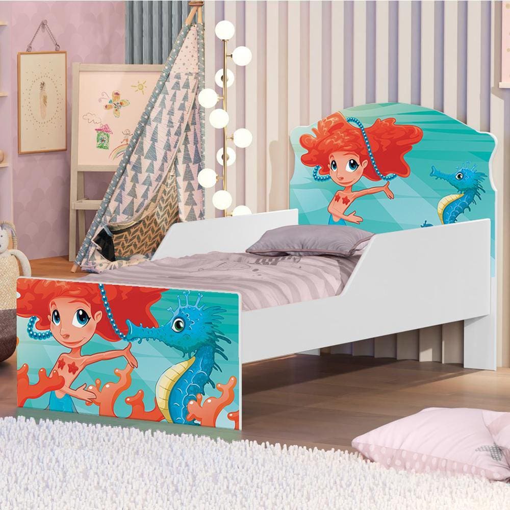 Cama Infantil Pequena Sereia Encantada